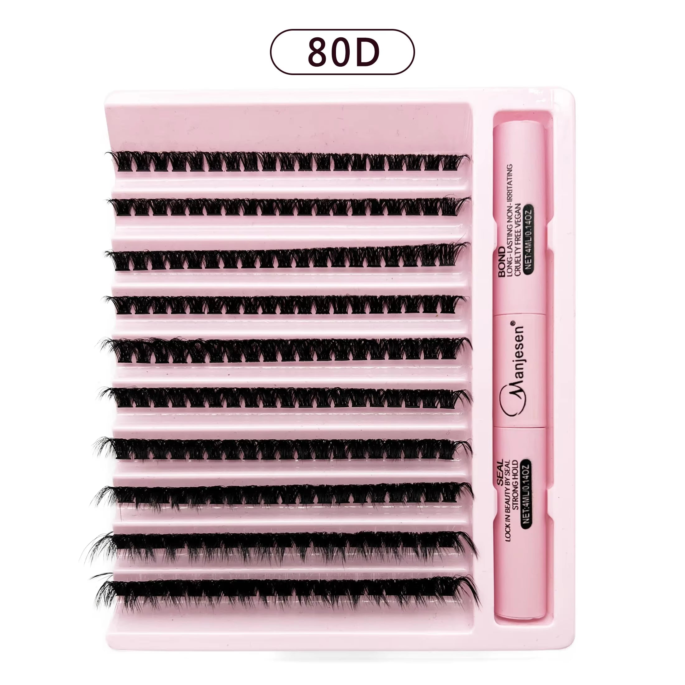 Eyelashes 200 PCS Clusters Lash Bond and Seal Makeup Tools DIY Lashes Extension Kit for Gluing Lashes Gluing Glue Accessories