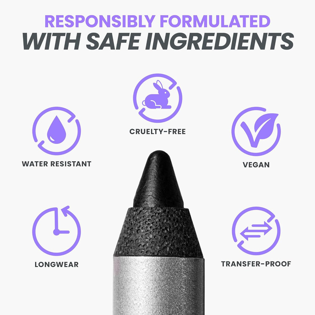 1440 Crayon Eye-Liner Noir Imperméable Longue Tenue – Crayon Eye-Liner (Réglisse)