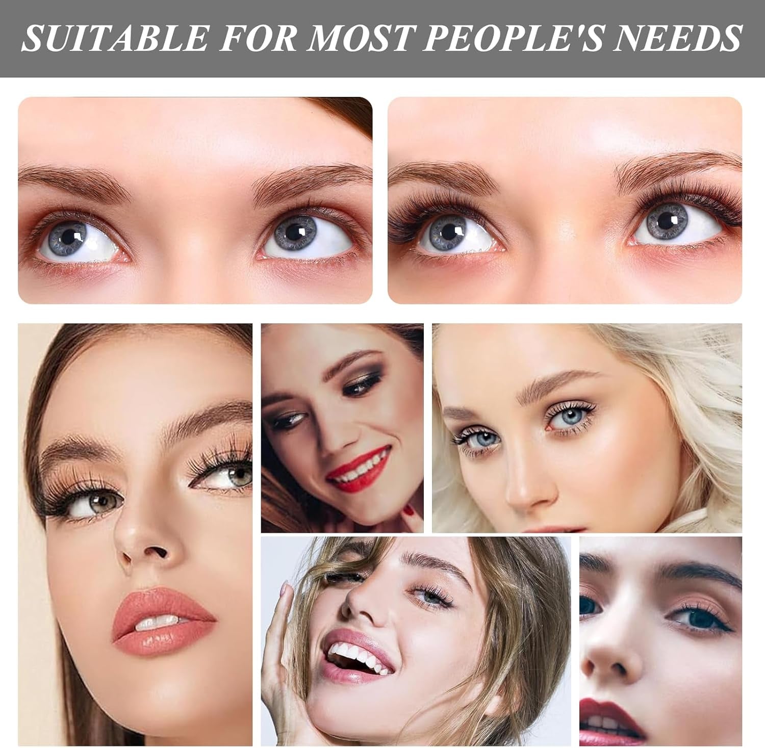 6 Paires Faux Cils Magnetique Faux Cils Magnetique Naturel Faux Cils Magnetique Aimant Faux Cils Aimantés Magnetic Eyelashes Cils Magnetique Naturel 3D Eyelashes Magnétiques Naturel