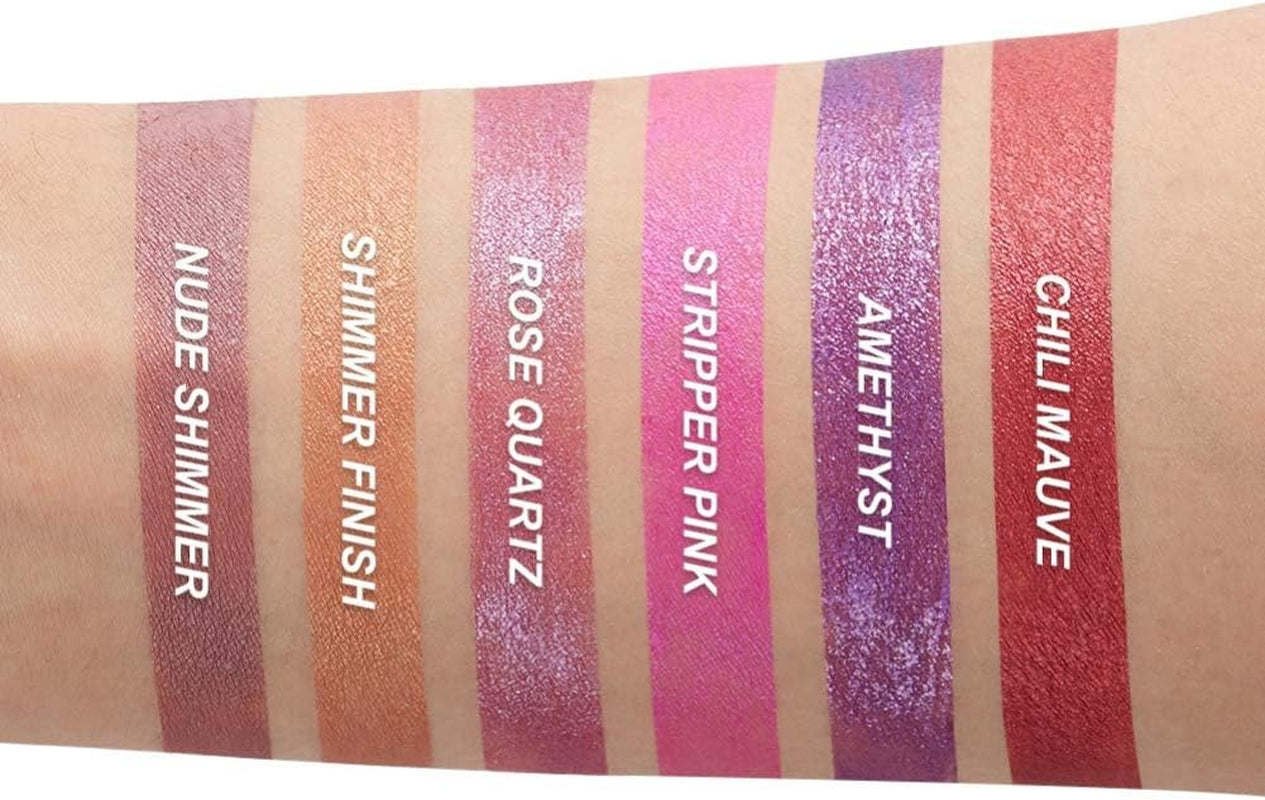 Lipgloss Rouge À Lèvres Imperméable À L'Eau Brillant À Paillettes Scintillant Métallique Durable