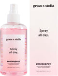- Spray Eau De Rose Visage Vegan, Lauréat Du Prix D'Excellence Pour La Peau, Parfait Comme Vaporisateur Cheveux, Spray Hydratant Cheveux, Lotion Tonique Visage, Brume Corps (240Ml)