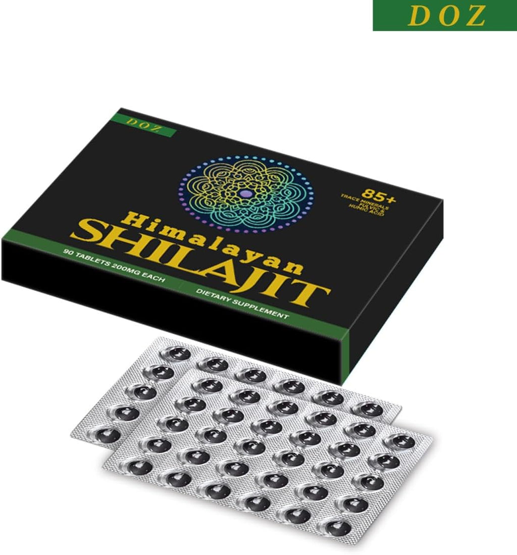 DOZ Complément Alimentaire De L'Himalaya 90 Comprimés De 200Mg | Qualité Supérieure | Riche En Nutriments