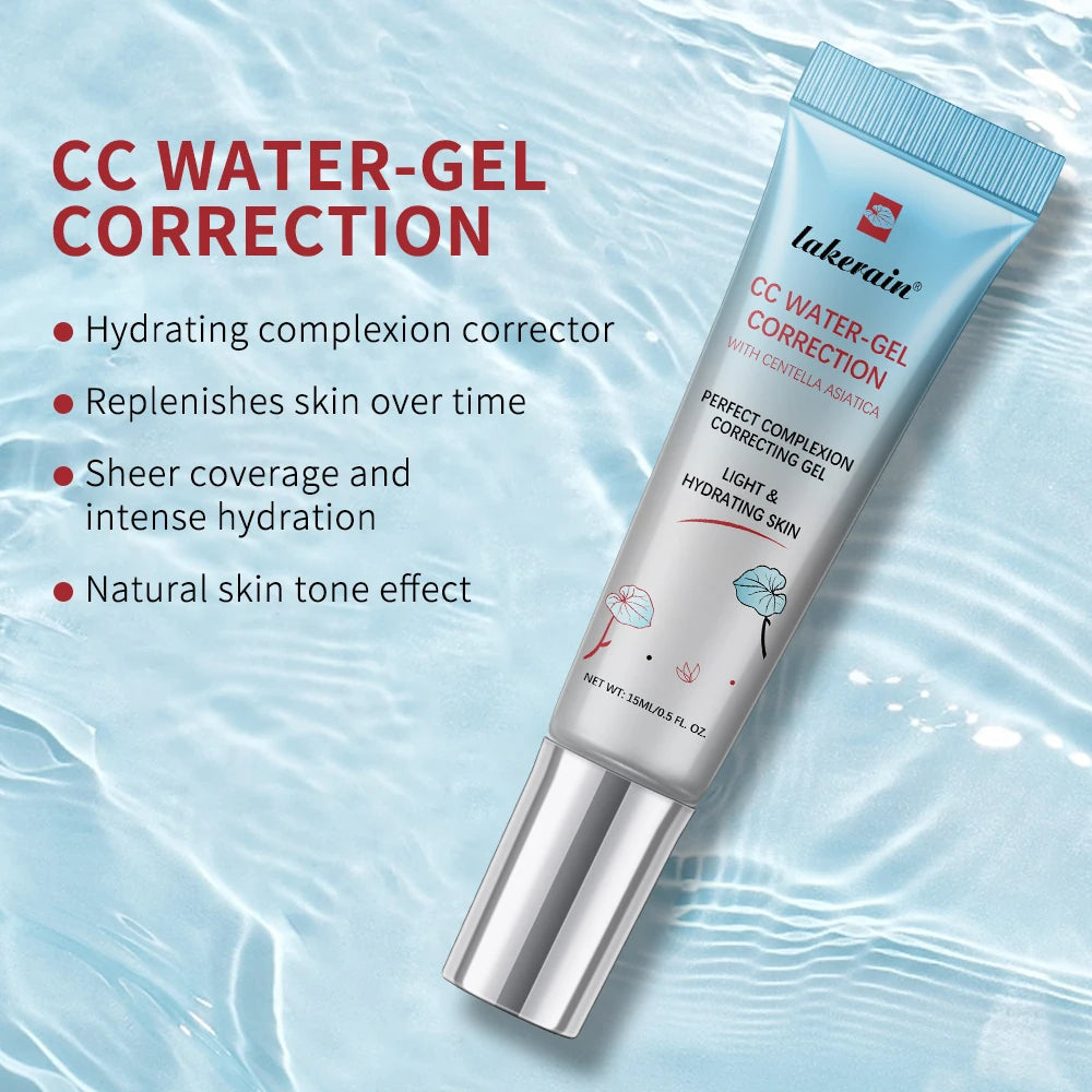 3Pcs CC Cream Color Changing Liquid Foundation Centella Korean High Coverage Foundation Foundation Cream for Face Base Makeup