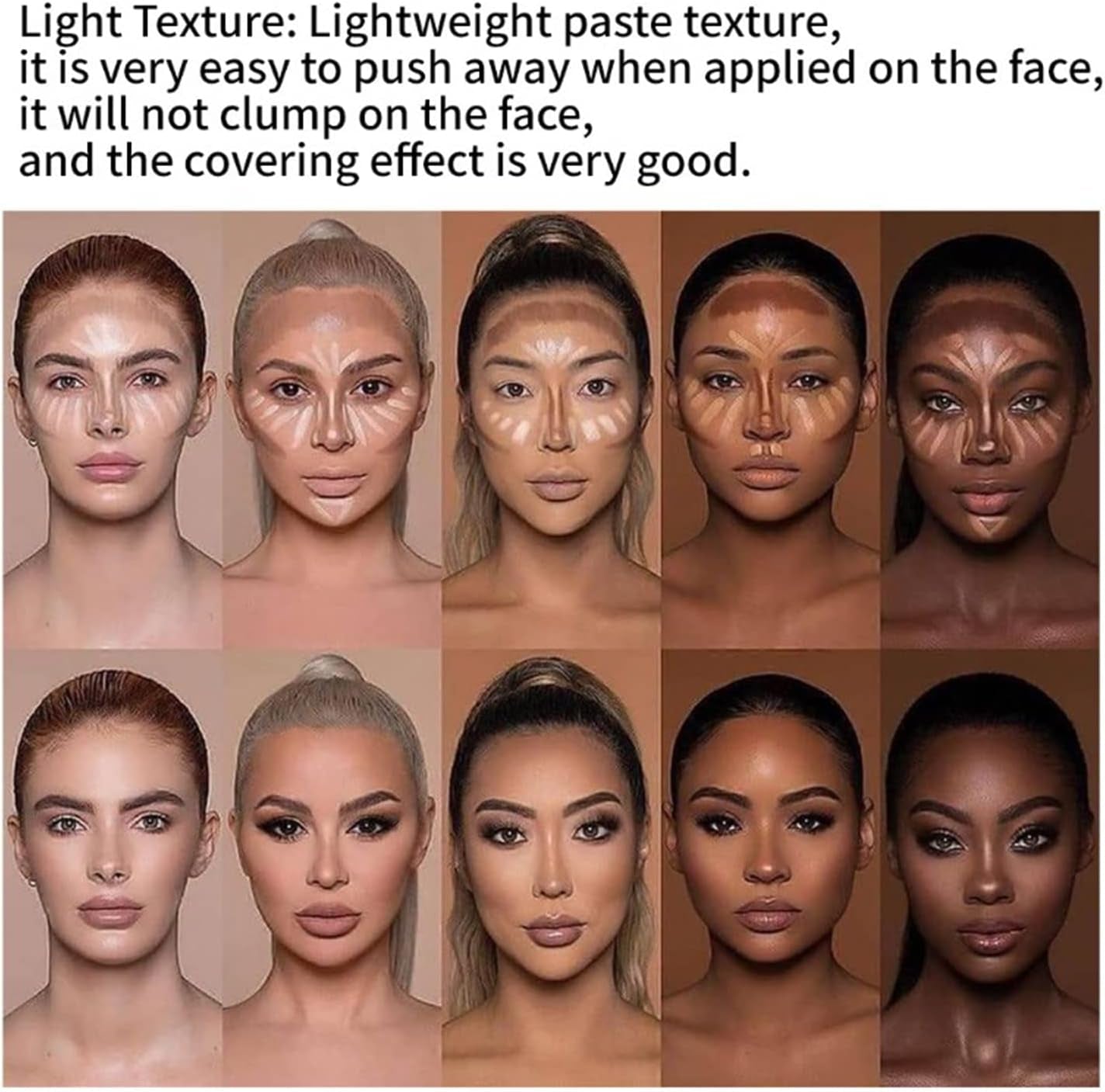 Palette Correcteur De Teint,  12 Couleurs Concealer anti Cerne Correcteur Maquillage Femme Longue Tenue Imperméable Palette De Maquillage Crème Pour Peaux Matures Cernes