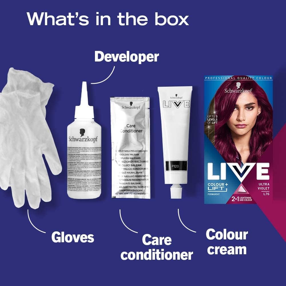 Schwarzkopf LIVE Color XXL Luminance L76 Ultra Violet