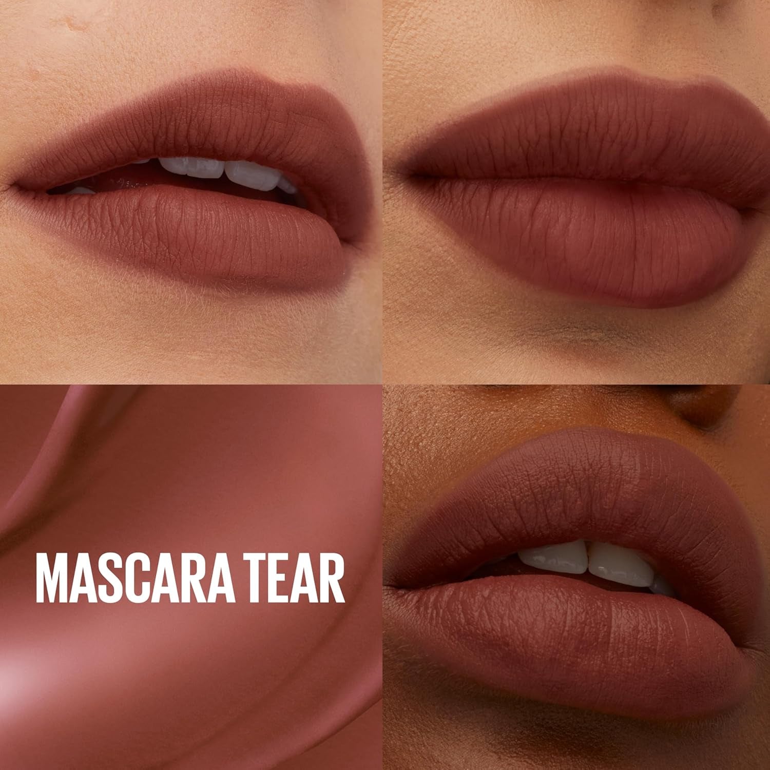 New York - Blush À Lèvres Teddy Tint - Effet Mat Fondu - Tenue Longue Durée - Teinte : Mascara Tear (20) - Contenance : 5 Ml