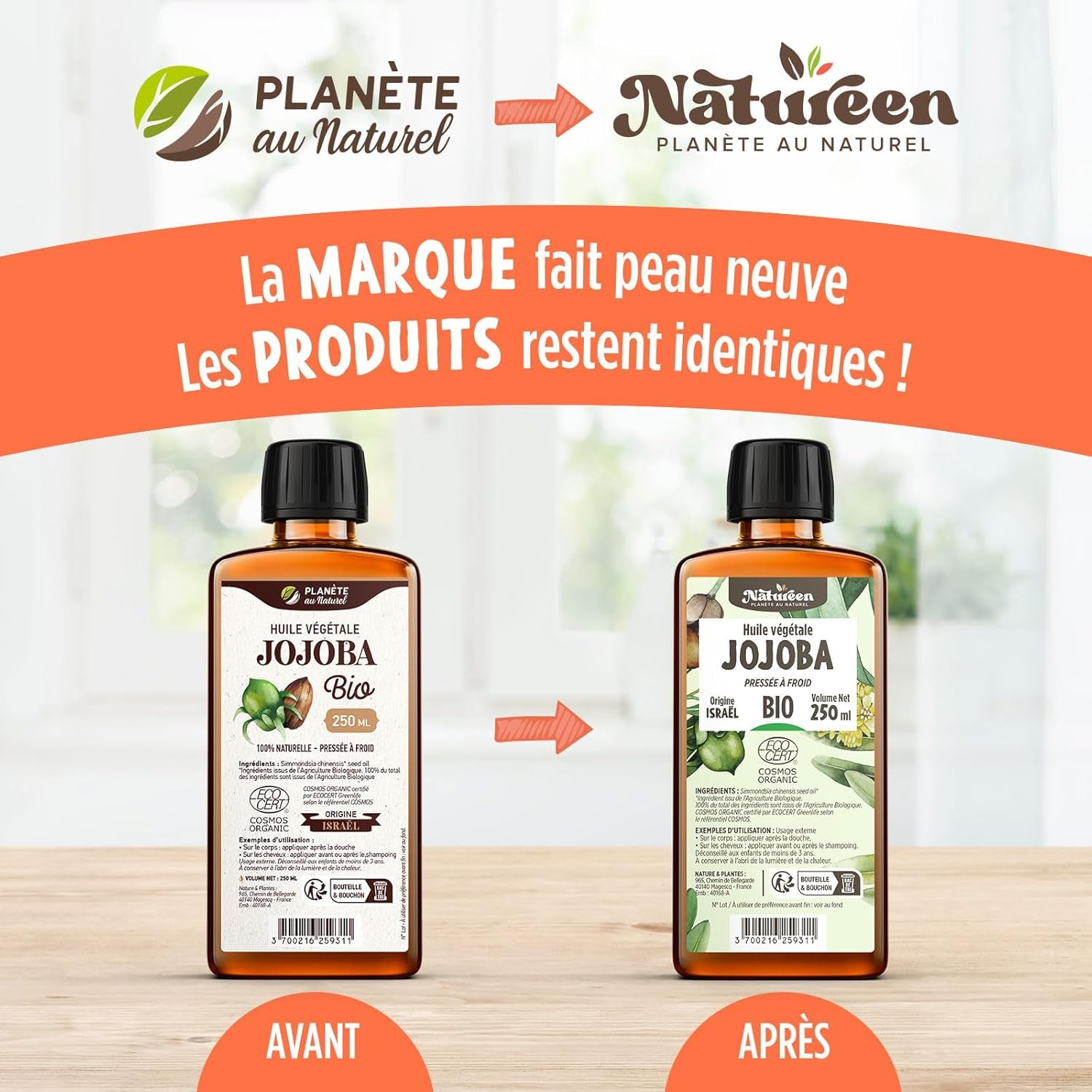 Huile De JOJOBA Bio 150 Ml - Cosmos Organic -  - Pure, Naturelle Et Pressée À Froid - Cheveux, Corps, Peau