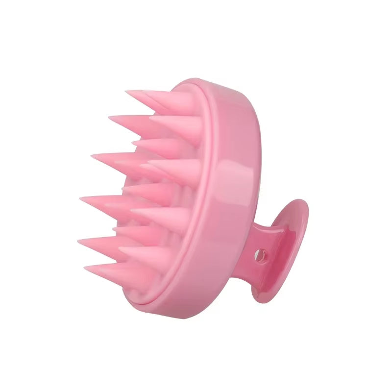 New Silicone Shampoo Brush Head Scalp Massage Comb Cleaning Hair Comb Body Massage Brush Bath Shower Brush Salon Hairdressing