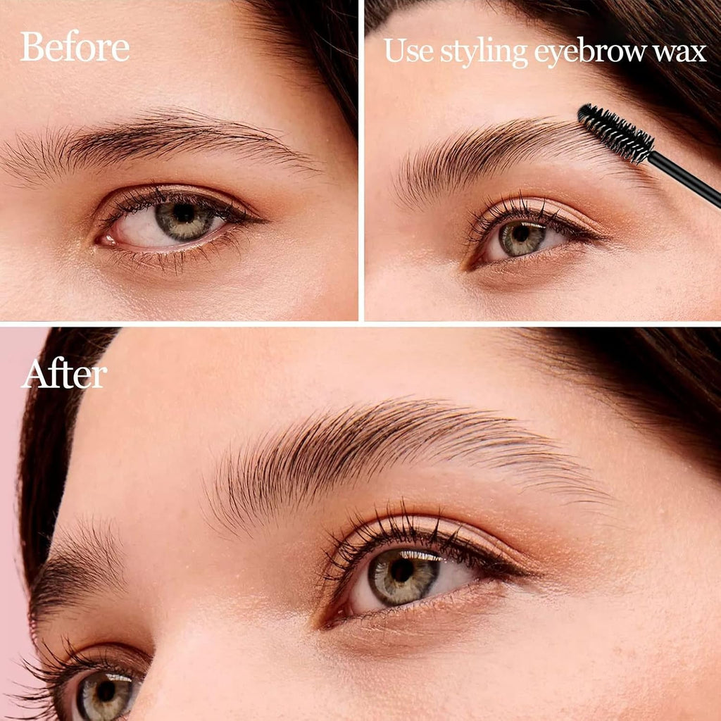 Cire À Sourcils Gel À Sourcils Cire À Sourcils Pour Effet De Stratification Gel À Sourcils Savon Transparent Cire À Sourcils Imperméable Maquillage Des Sourcils Longue Durée Pour De Stratificatio (2P)