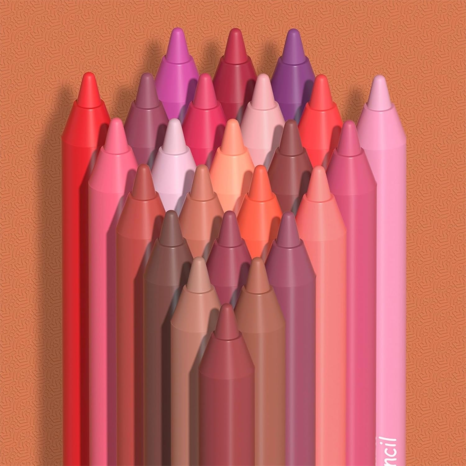 Crayon Pour Les Lèvres, Rouge À Lèvres 6 Couleurs Crayon Imperméable Lip Liner Set, Lissebrillant À Lèvres Mat, Crayon À Lèvres Onctueux Et Crémeux, Maquillage Quotidien Des Lèvres (01, A)