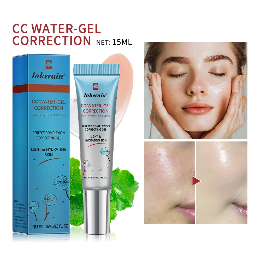 3Pcs CC Cream Color Changing Liquid Foundation Centella Korean High Coverage Foundation Foundation Cream for Face Base Makeup