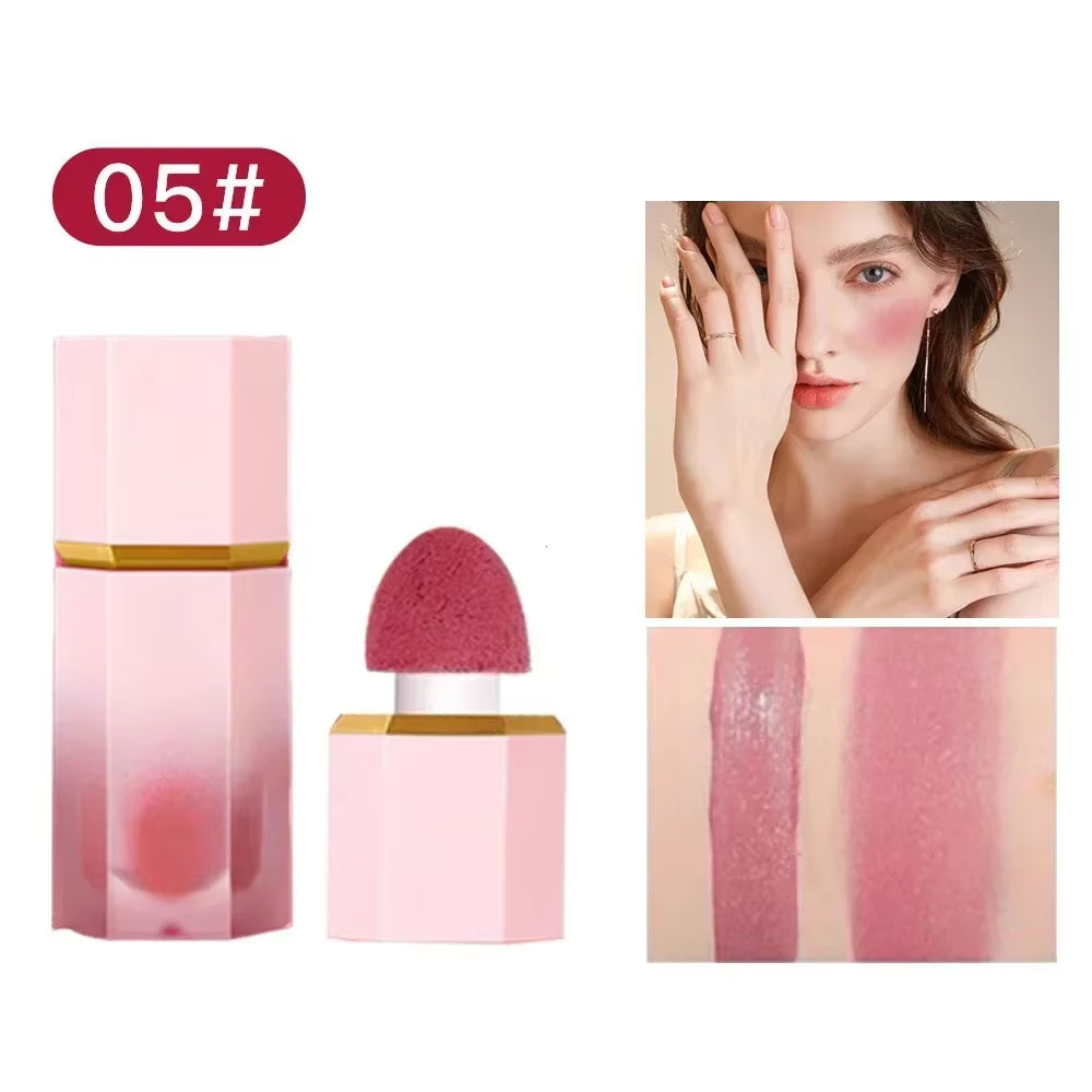 1Pcs Drop Ship Make up Liquid Blush Facial Nourishing Blusher Gel Cream Multi-Purpose Lip Gloss Makeup Blush Wholesale