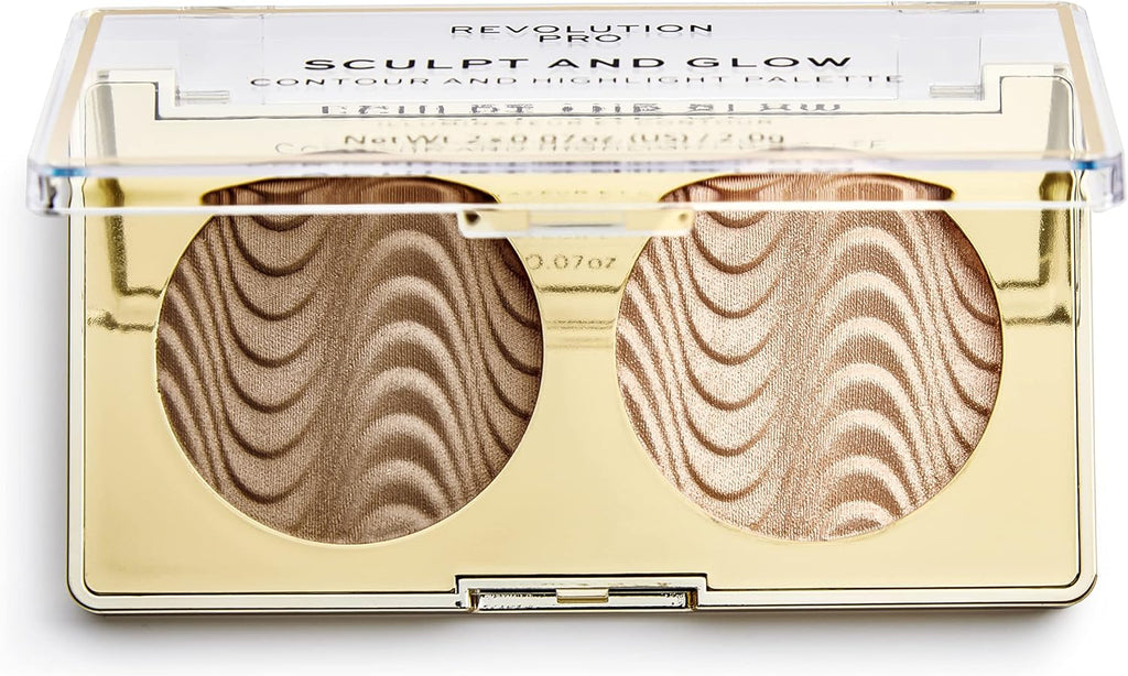 Revolution Pro, Sculpt & Glow, Palette Visage , Desert Sky, 2 Ombres, 4G