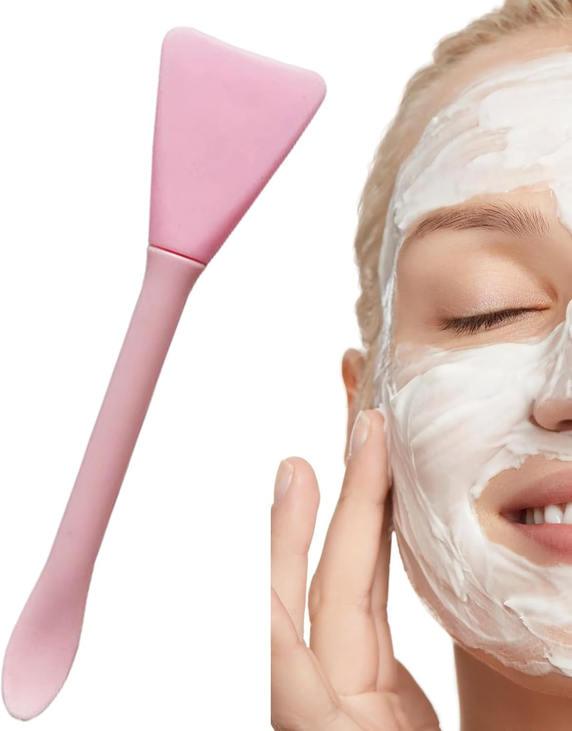 Applicateur De Pinceau Pour Le Visage,Applicateur De Crème Pour Le Visage | Applicateur Portatif De Couverture De Visage De Brosse De Visage De Silicone - Accessoires D'Outils De Beauté,