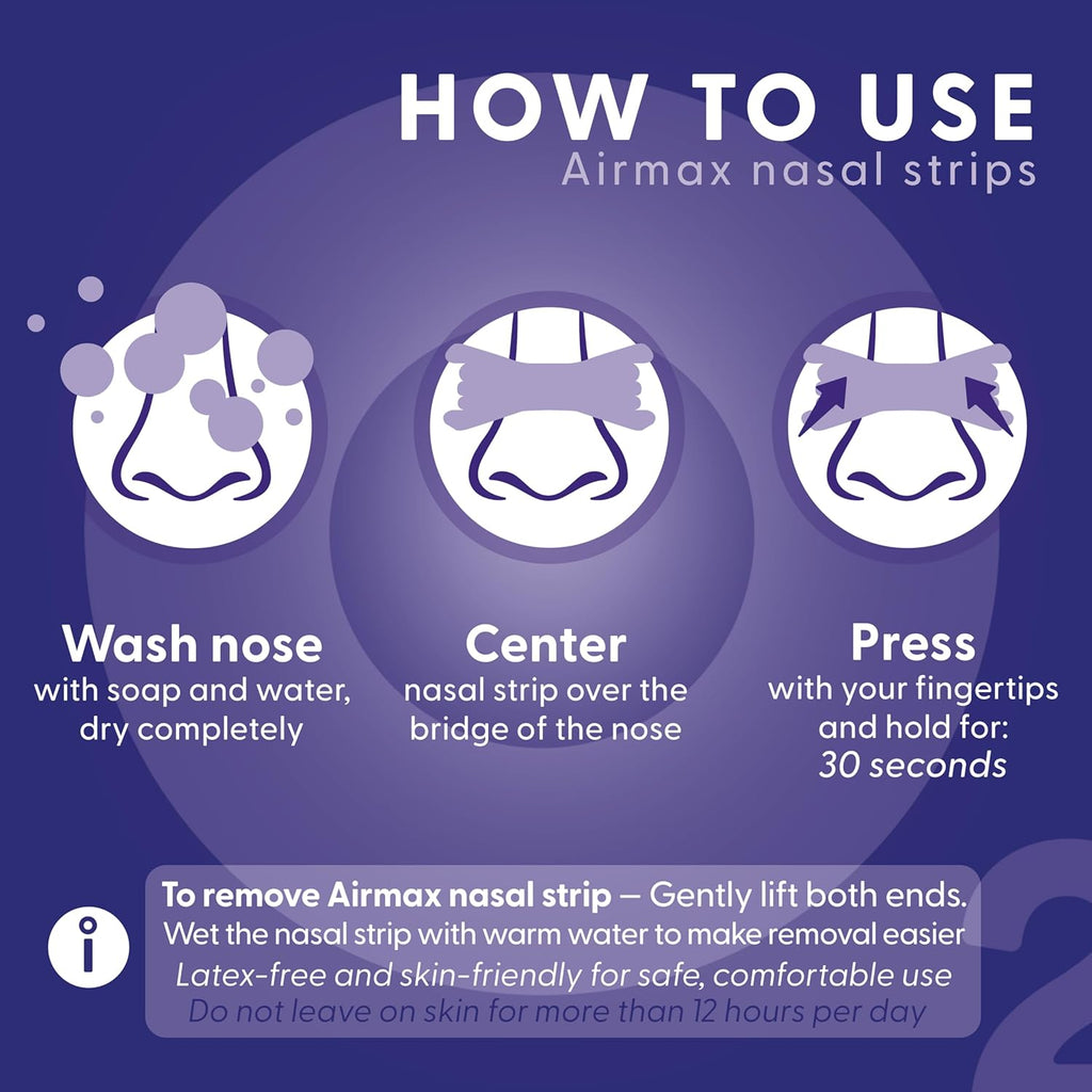 Nasal Strips anti Ronflement - 30 Nasal Strips Transparente - Ouvre Le Passage Nasal - Flux D'Air | Améliorer Le Sommeil, Soulager La Congestion Nasale - Utiliser Pendant Le Sport