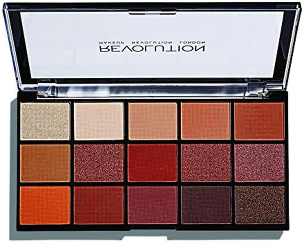Makeup Revolution, Palette D'Ombres À Paupières Reloaded, Iconic Fever, 15 Nuances, 16,5 G