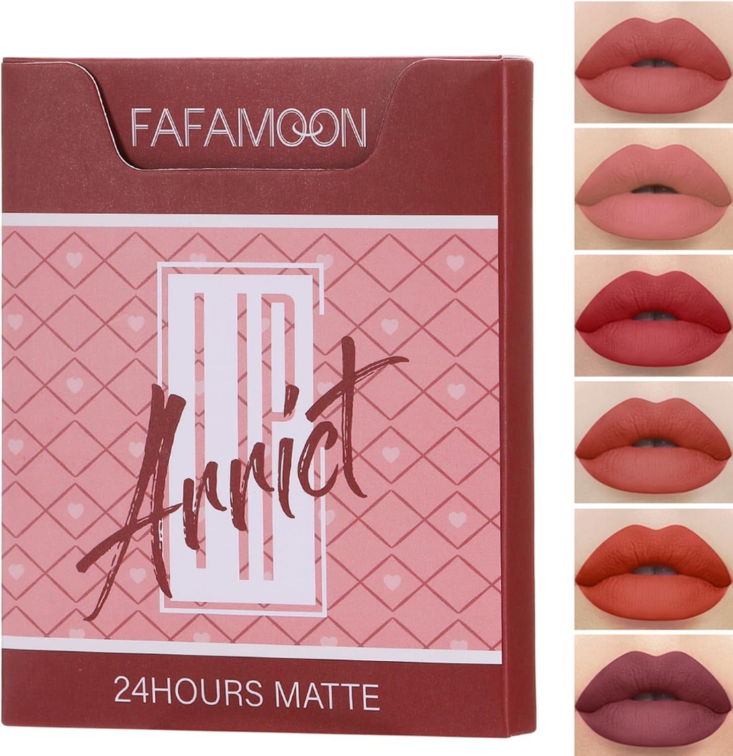 12 Couleurs Matte Liquid Lip Gloss Set, Velvet Matte Nude and Light to Deep Red Colors Liquid Lipstick Kit, Ensemble Cadeau De Maquillage Lip Gloss Pour Filles Et Femmes