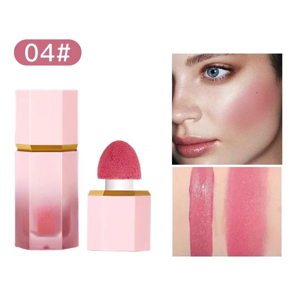 1Pcs Drop Ship Make up Liquid Blush Facial Nourishing Blusher Gel Cream Multi-Purpose Lip Gloss Makeup Blush Wholesale