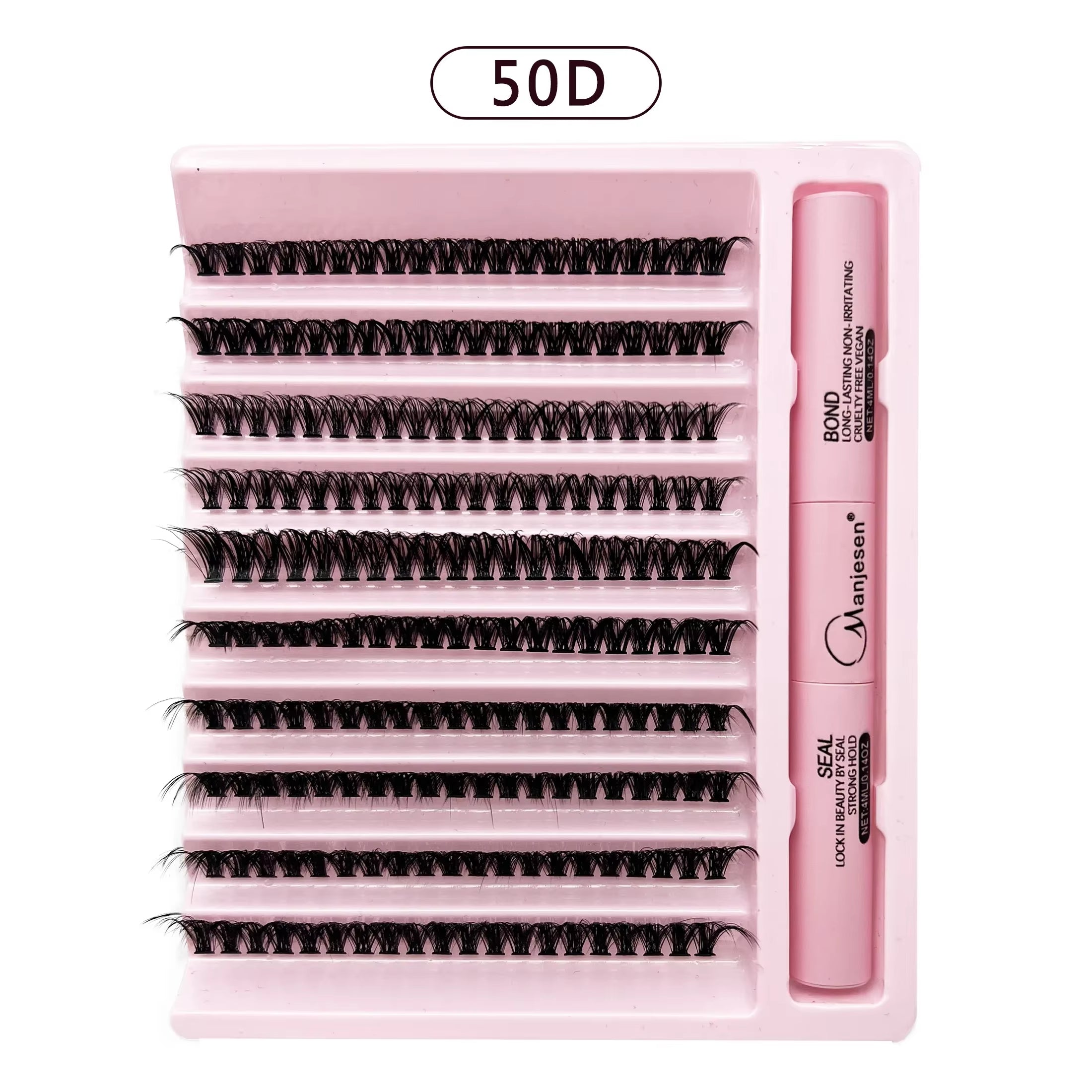 Eyelashes 200 PCS Clusters Lash Bond and Seal Makeup Tools DIY Lashes Extension Kit for Gluing Lashes Gluing Glue Accessories
