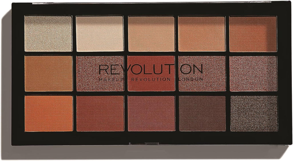 Makeup Revolution, Palette D'Ombres À Paupières Reloaded, Iconic Fever, 15 Nuances, 16,5 G