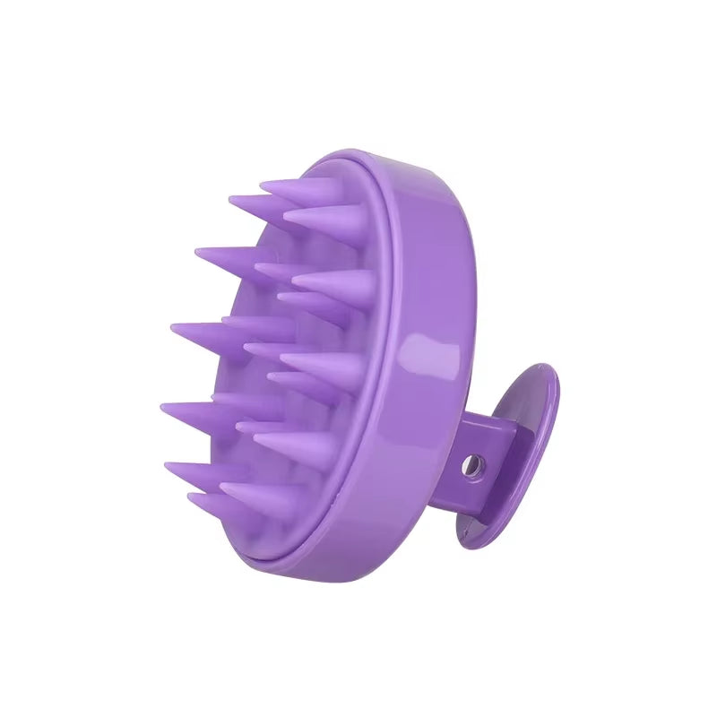 New Silicone Shampoo Brush Head Scalp Massage Comb Cleaning Hair Comb Body Massage Brush Bath Shower Brush Salon Hairdressing
