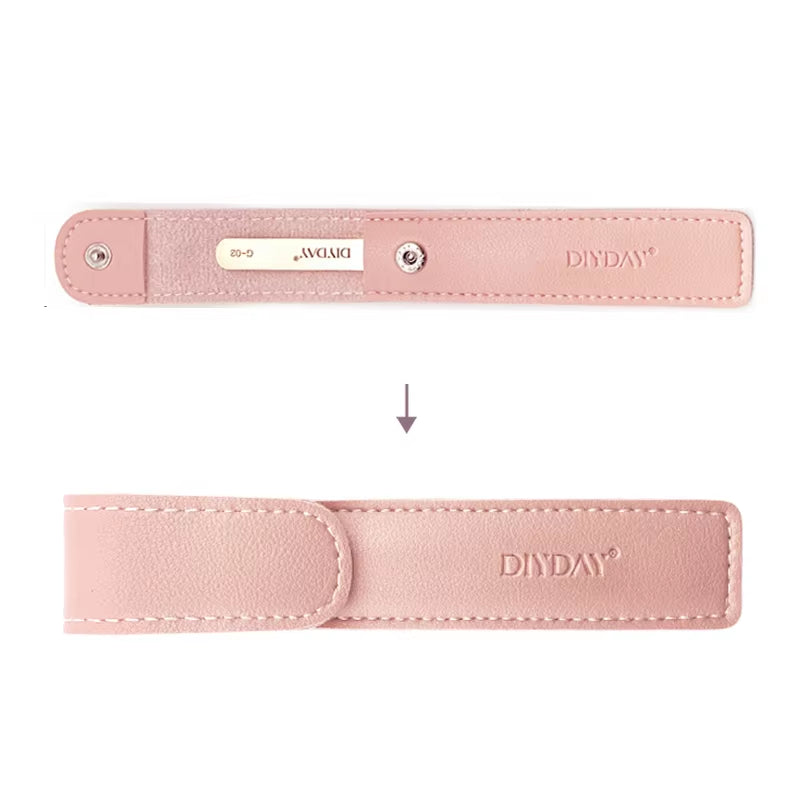 DIYDAY Anti-Slip Eyelash Extension Tweezers Stainless Steel Fiber Tip Lashes Precision Tweezer for Makeup Tools