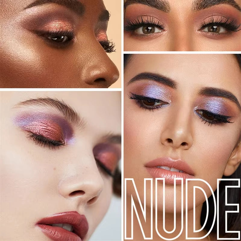 9 Colors Nude Eyeshadow Powder Makeup Palette Matte Shimmer Eye Pigmented Powder Make up New Warm Earth Color Eyeshadow